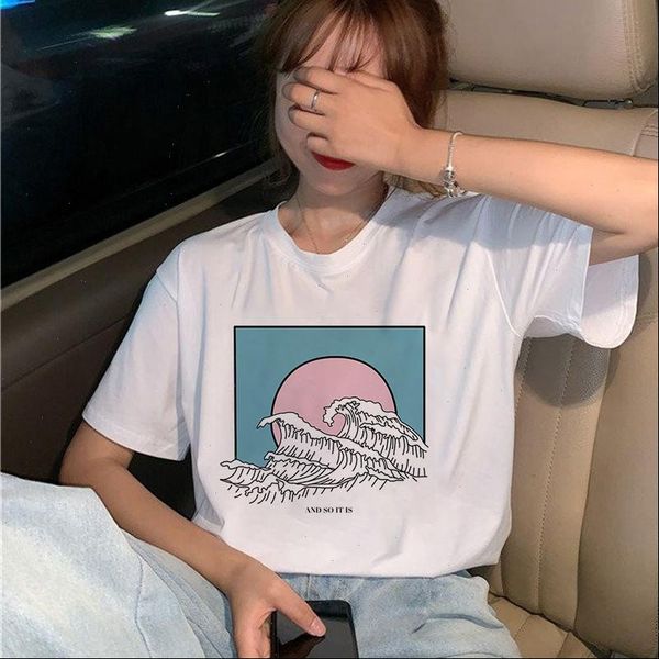 harajuku ocean wave print t shirt women summer short sleeve tshirts female casual funny tee shirt femme camisetas mujer, White
harajuku ocean wave print t shirt women summer short sleeve tshirts female casual funny tee shirt femme camisetas mujer, White