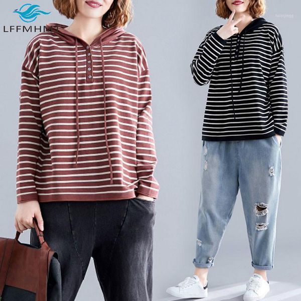 spring autumn new fashion korean style women large size loose casual striped knitting sweatshirt office lady hooded pullover, Black
spring autumn new fashion korean style women large size loose casual striped knitting sweatshirt office lady hooded pullover, Black