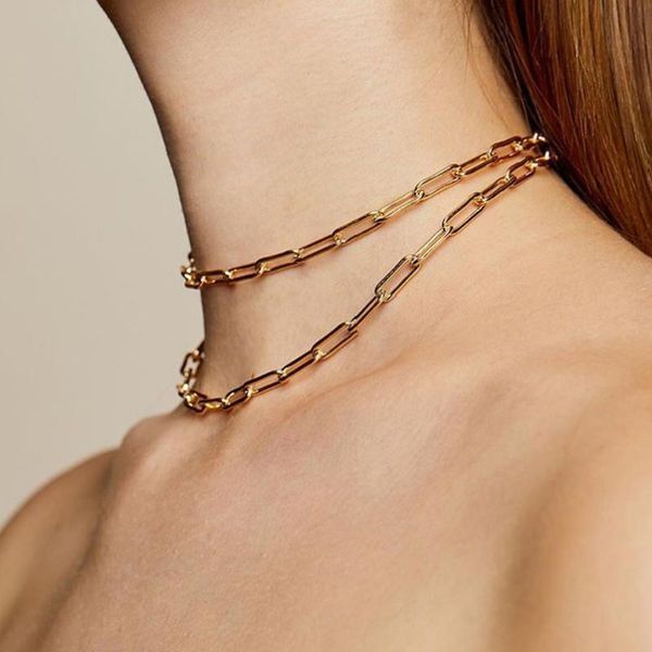 fashion jewelry choker necklace punk chunky chain choker silver color gold color plated with extended chain for women girls gift, Golden;silver
fashion jewelry choker necklace punk chunky chain choker silver color gold color plated with extended chain for women girls gift, Golden;silver
