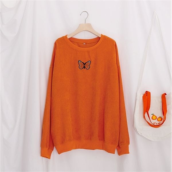 autumn printed long sleeve sweatshirt women ribbed o-neck candy colors female basic sweatshirts vintage loose lady pullover 201211, Black
autumn printed long sleeve sweatshirt women ribbed o-neck candy colors female basic sweatshirts vintage loose lady pullover 201211, Black