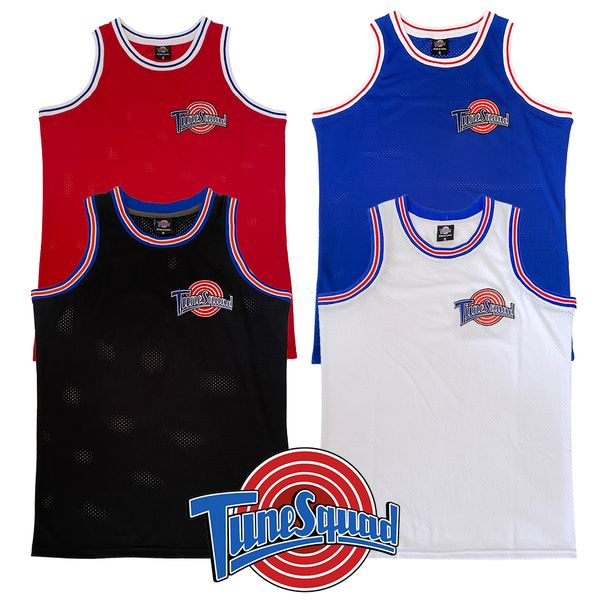 tune squad men blank basketball jerseys black white blue red can customize the number and name embroidered logo, Black;red
tune squad men blank basketball jerseys black white blue red can customize the number and name embroidered logo, Black;red