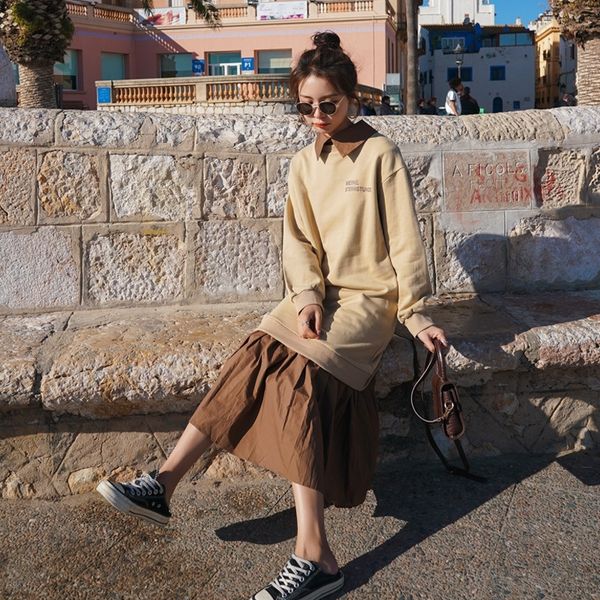 bv7nk autumn 2020 new long skirt fishtail long skirtone-piece fishtail bodydress loose sleeve piece shirt skirt wtrfl, Black;gray
bv7nk autumn 2020 new long skirt fishtail long skirtone-piece fishtail bodydress loose sleeve piece shirt skirt wtrfl, Black;gray