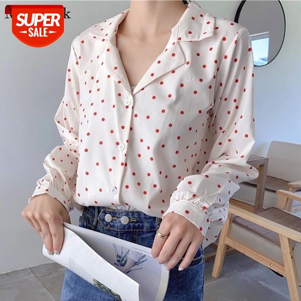 autumn casual long sleeve chiffon ladies and blouses v-neck polka dot women shirts blouses cardigan button up shirt 10965 #qz3i, White
autumn casual long sleeve chiffon ladies and blouses v-neck polka dot women shirts blouses cardigan button up shirt 10965 #qz3i, White