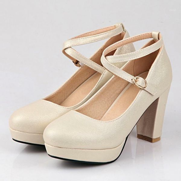 dress shoes womens cross strap platform high block heel mary janes round toe plus size1, Black
dress shoes womens cross strap platform high block heel mary janes round toe plus size1, Black