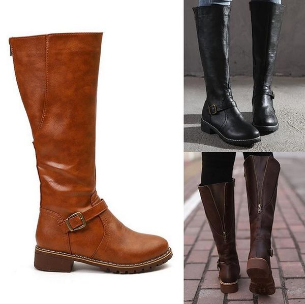 women's casual zip up mid calf fur snow boots ladies fashion outdoor chunky heels round toes winter warm flat shoes size 35-43, Black
women's casual zip up mid calf fur snow boots ladies fashion outdoor chunky heels round toes winter warm flat shoes size 35-43, Black