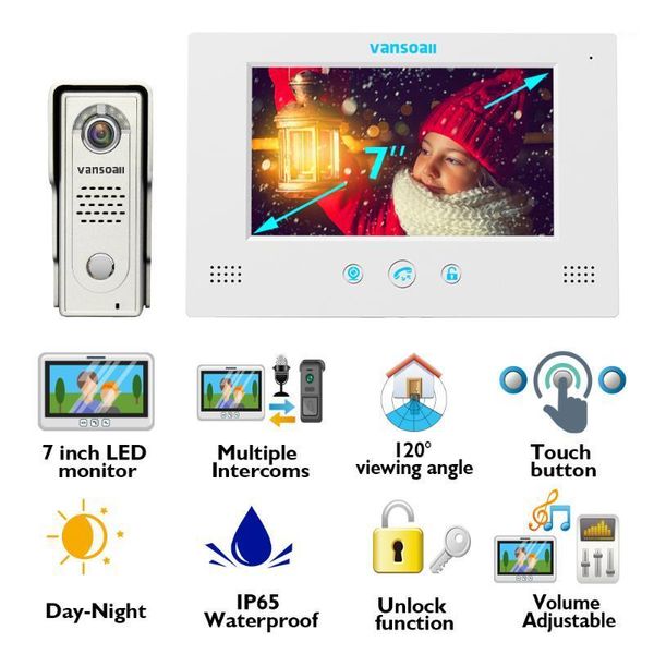 video door phones phone indoor monitor home intercom system wired ring bell with ir camera doorbell videophone walkie talki1
video door phones phone indoor monitor home intercom system wired ring bell with ir camera doorbell videophone walkie talki1