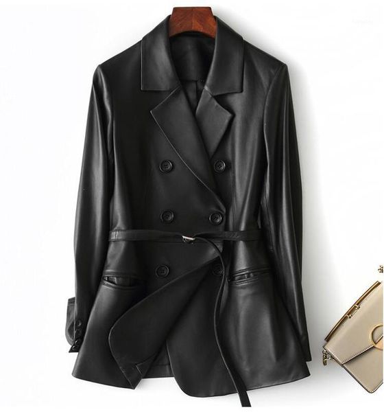 real genuine leather jacket women clothes 2020 korean women's fur coat vintage spring autumn sheepskin coat, Black
real genuine leather jacket women clothes 2020 korean women's fur coat vintage spring autumn sheepskin coat, Black