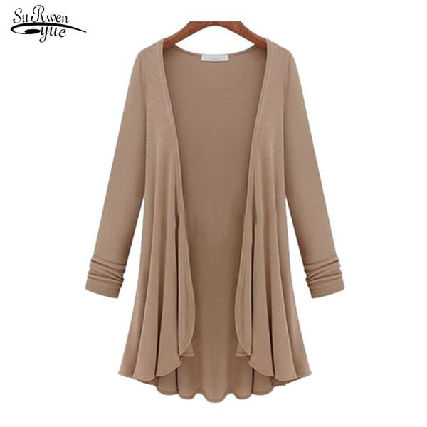 new arrival khaki plus size cotton women autumn long sleeve solid jumper knitted cardigan sweater pull femme 5502 50 201128, White;black
new arrival khaki plus size cotton women autumn long sleeve solid jumper knitted cardigan sweater pull femme 5502 50 201128, White;black