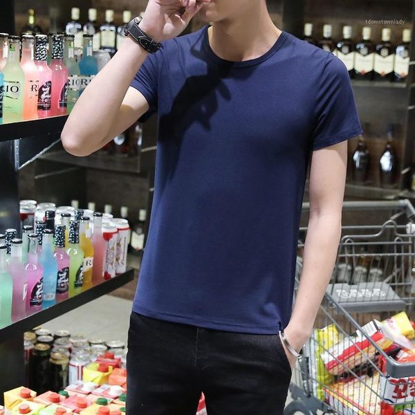 men's t-shirts tshirt solid color t-shirt men youth thin section short sleeve black shirt t shirts o-neck men1, White;black
men's t-shirts tshirt solid color t-shirt men youth thin section short sleeve black shirt t shirts o-neck men1, White;black