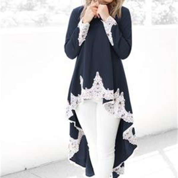 2021 new fashioned women's ragged lace shredded spring summer neck t loose sleeve long tshirt streetwear ba6d, Black;gray
2021 new fashioned women's ragged lace shredded spring summer neck t loose sleeve long tshirt streetwear ba6d, Black;gray