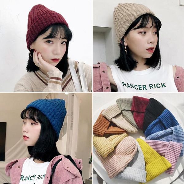 beanie/skull caps winter wool knitted warmer beanie hat for women candy color korean k- skullcap thicken warm female hats, Blue;gray
beanie/skull caps winter wool knitted warmer beanie hat for women candy color korean k- skullcap thicken warm female hats, Blue;gray