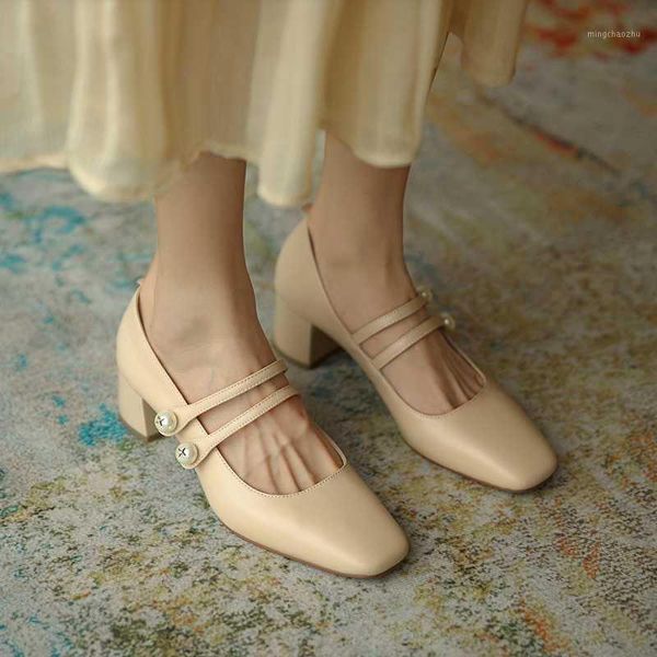 dress shoes 2021 spring and autumn thick heel retro small leather single female square head mary jane x2701, Black
dress shoes 2021 spring and autumn thick heel retro small leather single female square head mary jane x2701, Black