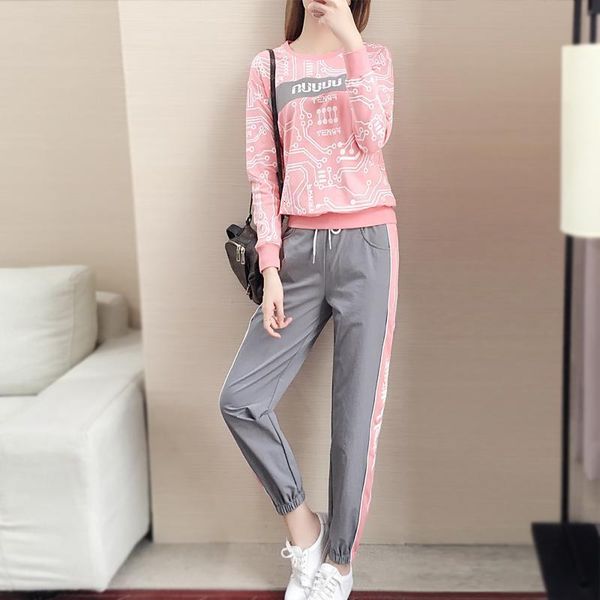 2021 new 2 female group farts spring and autumn fashion plus size casual clothes wear western style women's sports suit pomr, White
2021 new 2 female group farts spring and autumn fashion plus size casual clothes wear western style women's sports suit pomr, White