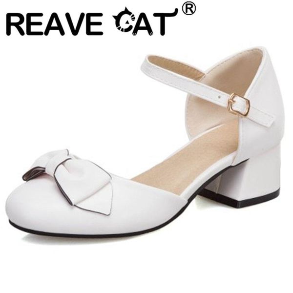 reave cat woman summer elegant sandals pumps round toe 4.5cm hoof heels bowtie buckle plus size 32-43 concies party s1910, Black
reave cat woman summer elegant sandals pumps round toe 4.5cm hoof heels bowtie buckle plus size 32-43 concies party s1910, Black