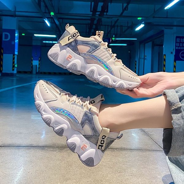 ulzzang fashion women's white pink sneakers rough walking shoes, Black 
ulzzang fashion women's white pink sneakers rough walking shoes, Black