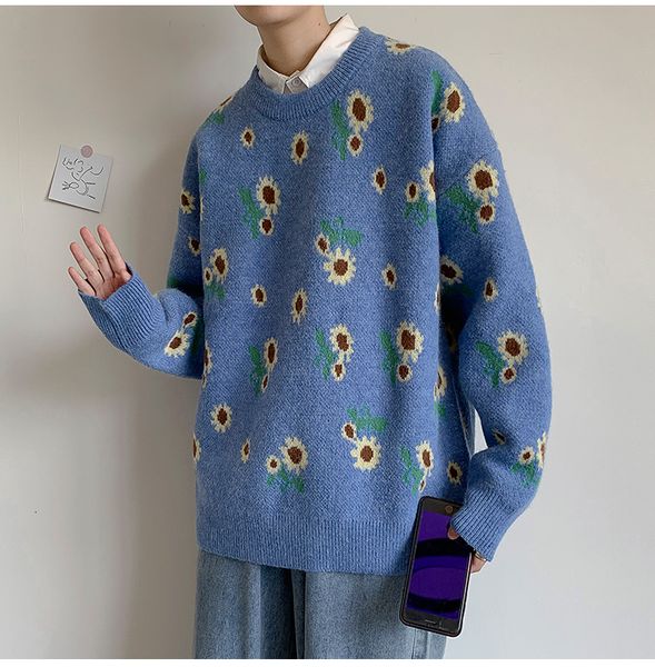 men's jersey 2021 spring and winter's new sunflower mesh sweater young clothes q4yx, White;black
men's jersey 2021 spring and winter's new sunflower mesh sweater young clothes q4yx, White;black
