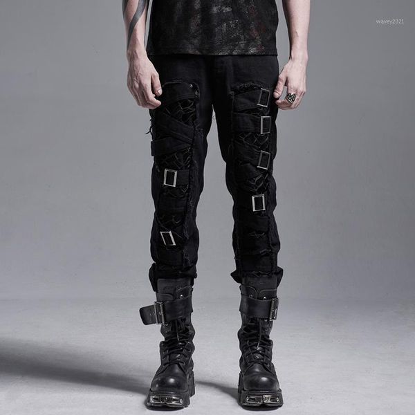 men's pants punkrave men's punk style daily trousers steam decadent cotton casual long pants1, Black
men's pants punkrave men's punk style daily trousers steam decadent cotton casual long pants1, Black
