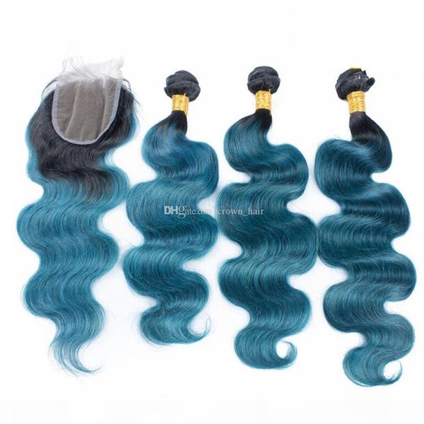 dark roots 1b blue human hair weaves with lace closure ombre blue body wave hair extension with lace closure 4x4, Black
dark roots 1b blue human hair weaves with lace closure ombre blue body wave hair extension with lace closure 4x4, Black