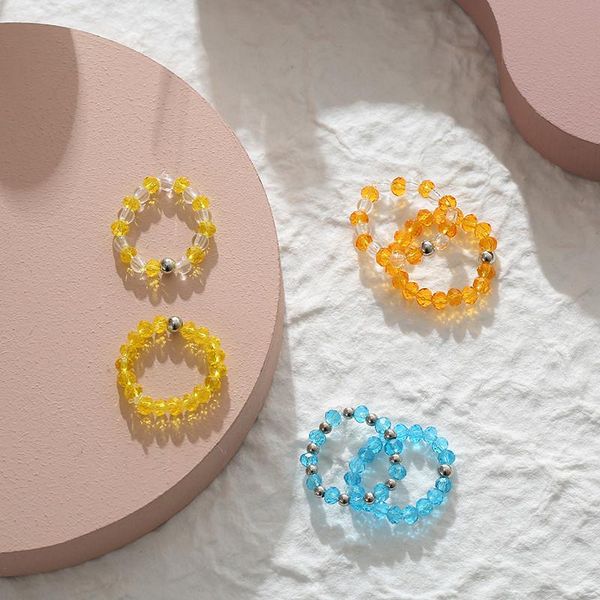 aomu 2pcs / комплект корея моды красочные прозрачный кристалл смолы бисер кольца для женщин партии ювелирные подарки sqcsdi homes2007, Silver
aomu 2pcs / комплект корея моды красочные прозрачный кристалл смолы бисер кольца для женщин партии ювелирные подарки sqcsdi homes2007, Silver