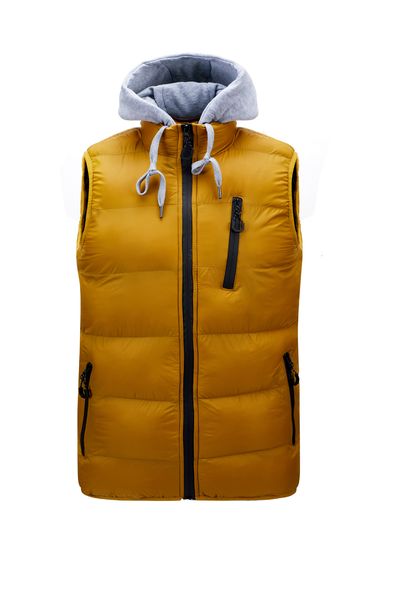 2021 new mens autumn winter vest hooded sleeveless slim casual male waistcoat detachable-hat solid thick warm men jacket fm6x, Black;white
2021 new mens autumn winter vest hooded sleeveless slim casual male waistcoat detachable-hat solid thick warm men jacket fm6x, Black;white