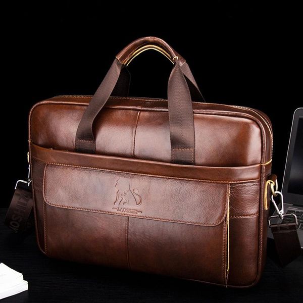 real leather men's brown genuine leather briefcase business handbags retro shoulder bag large laptravel case messenger bags
real leather men's brown genuine leather briefcase business handbags retro shoulder bag large laptravel case messenger bags