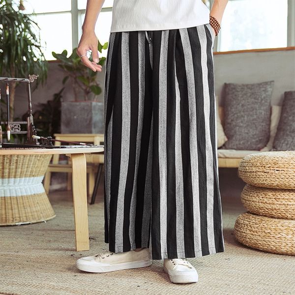 падение 2019 новых крупных мужчин хлопка хлопок и лен юбка широкой нога юбка свободно брюки полосатых белье широких ног брюки мужской одежда, Blue
падение 2019 новых крупных мужчин хлопка хлопок и лен юбка широкой нога юбка свободно брюки полосатых белье широких ног брюки мужской одежда, Blue