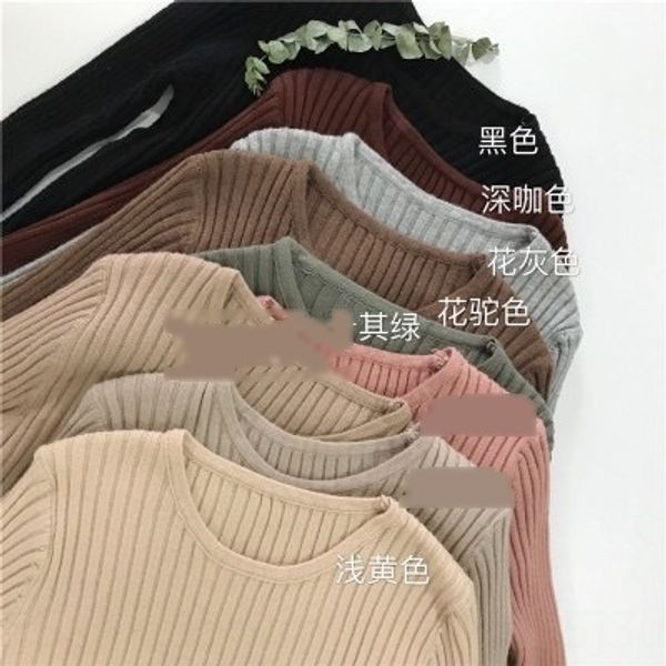 2020 new pullover long sleeve slim fitting woolen women's autumn pullover sweatersweaterbottom sweater solid color with pit sweater, White;black
2020 new pullover long sleeve slim fitting woolen women's autumn pullover sweatersweaterbottom sweater solid color with pit sweater, White;black