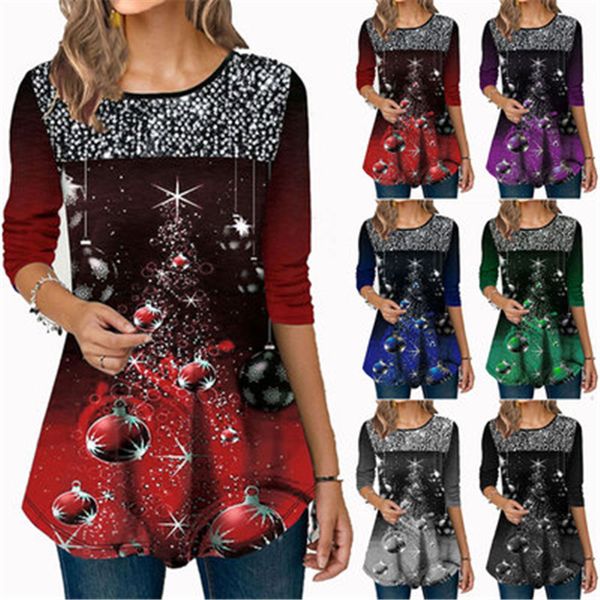 женщины рождественские футболки тенденции моды 3/4 рукав вокруг шеи 3d рождество pattern long tee tops дизайнер женский осень новый sequined, White
женщины рождественские футболки тенденции моды 3/4 рукав вокруг шеи 3d рождество pattern long tee tops дизайнер женский осень новый sequined, White