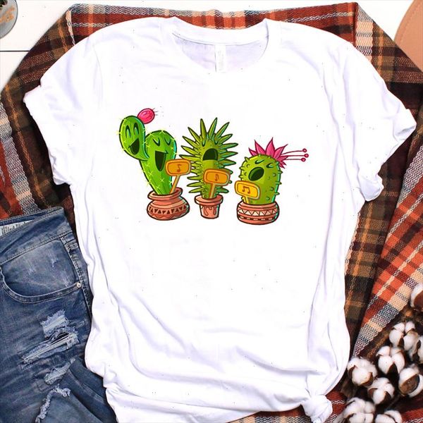 women cactus singing music letters floral print ladies graphic tshirt clothes t tee female womens shirt clothing t shirt, White
women cactus singing music letters floral print ladies graphic tshirt clothes t tee female womens shirt clothing t shirt, White