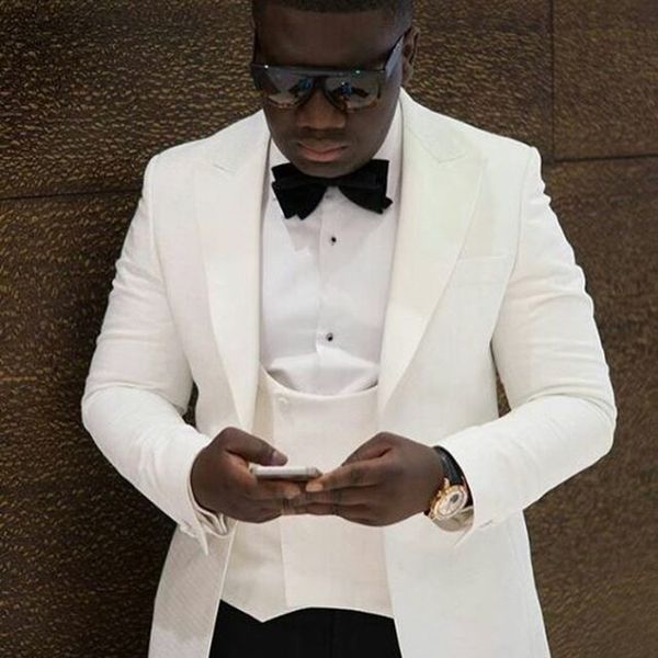 szmanlizi mens wedding suits 2019 italian design custom made black smoking tuxedo jacket 3 piece groom terno suits for men q1216, White;black
szmanlizi mens wedding suits 2019 italian design custom made black smoking tuxedo jacket 3 piece groom terno suits for men q1216, White;black