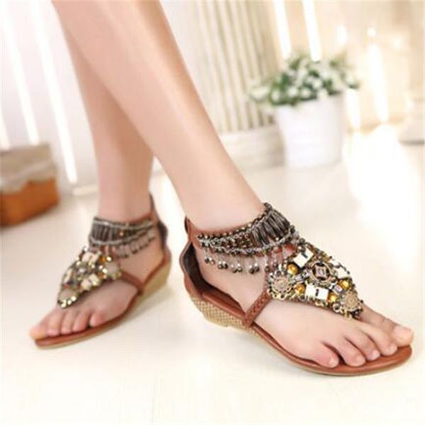 2021 new 34-42 summer women's sandals fashion bohemia ladies clip toe flip flops ethnic style crystal cord low heels beach shoes 5nvf, Black
2021 new 34-42 summer women's sandals fashion bohemia ladies clip toe flip flops ethnic style crystal cord low heels beach shoes 5nvf, Black