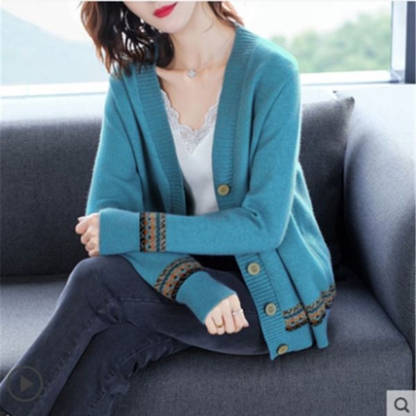 early spring coat sweater new women's sweater february august coat women's knitted cardigan spring and autumn 2020 pzzji, White;black
early spring coat sweater new women's sweater february august coat women's knitted cardigan spring and autumn 2020 pzzji, White;black