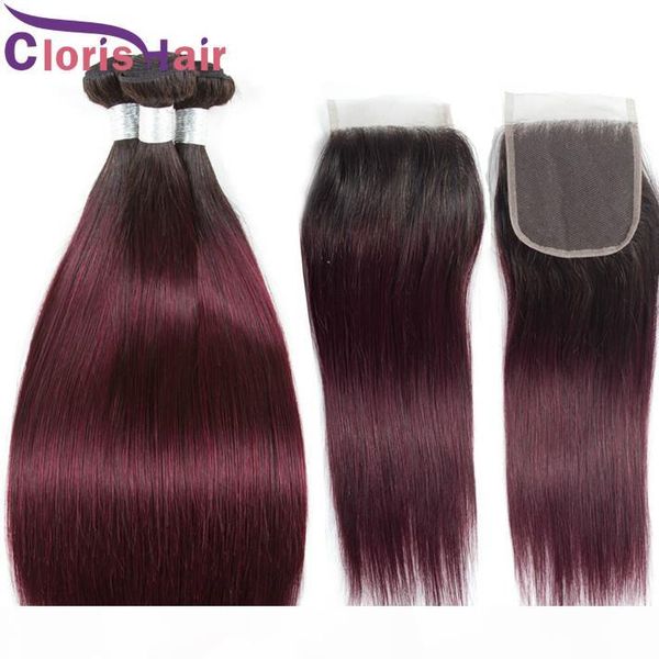 1b 99j colored straight ombre weave raw virgin indian human hair 3 bundles with closure burgundy extensions with lace closure 4pcs, Black;brown
1b 99j colored straight ombre weave raw virgin indian human hair 3 bundles with closure burgundy extensions with lace closure 4pcs, Black;brown