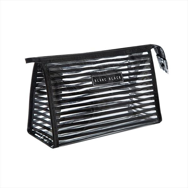 stripe pvc women cosmetic bag fashion waterproof beauty case translucence makeup organizer portable travel zipper toiletry pouch
stripe pvc women cosmetic bag fashion waterproof beauty case translucence makeup organizer portable travel zipper toiletry pouch