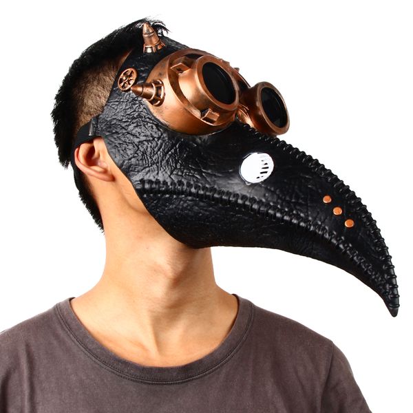 costume accessories plague doctor bird mouth mask gothic retro punk style halloween cosplay horror party props, Silver
costume accessories plague doctor bird mouth mask gothic retro punk style halloween cosplay horror party props, Silver