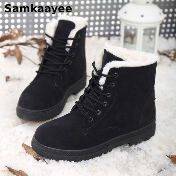 plus size 35-43 womens boots winter female cotton martin botas lace-up ankle round toe ladies add wool warm motorcycle shoes y77, Black
plus size 35-43 womens boots winter female cotton martin botas lace-up ankle round toe ladies add wool warm motorcycle shoes y77, Black