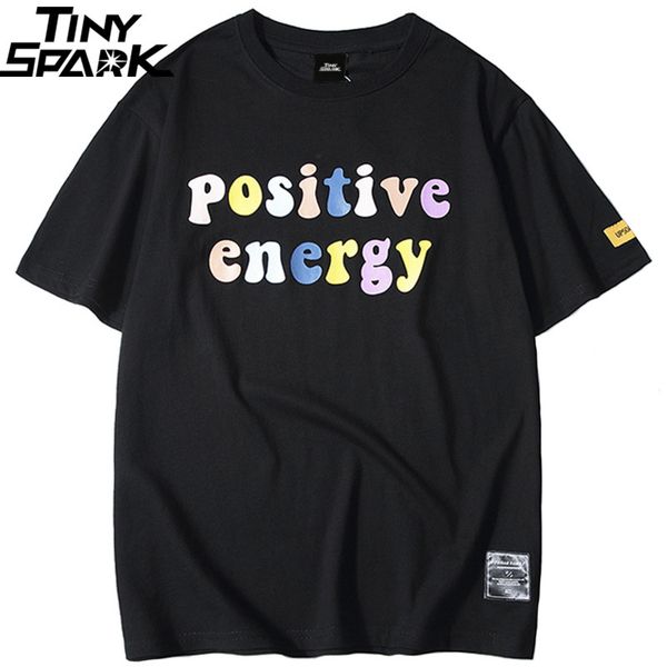 men harajuku t shirt positive energy colorful print hip hop t-shirts streetwear summer 2019 tshirt short sleeve cotton tees, White;black
men harajuku t shirt positive energy colorful print hip hop t-shirts streetwear summer 2019 tshirt short sleeve cotton tees, White;black