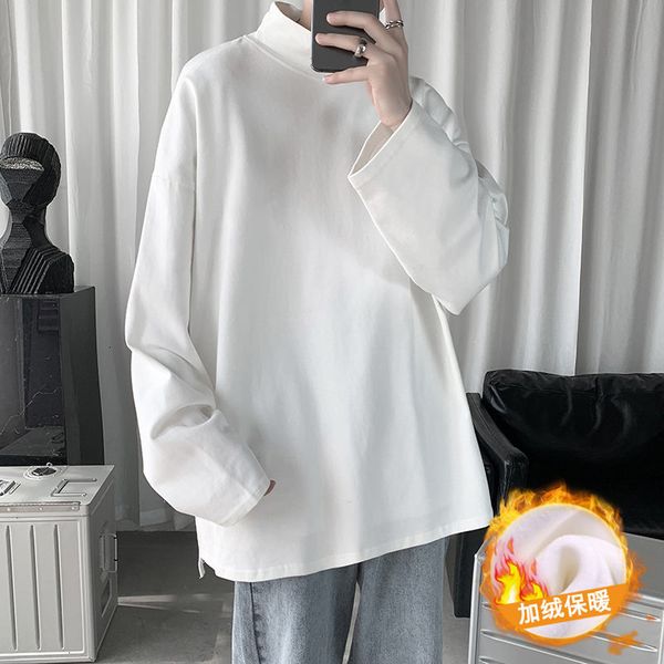 male t-shirts 2021 new fall fine pure plus thickened sleeve long fashion young men's clothes bzcr, White;black
male t-shirts 2021 new fall fine pure plus thickened sleeve long fashion young men's clothes bzcr, White;black