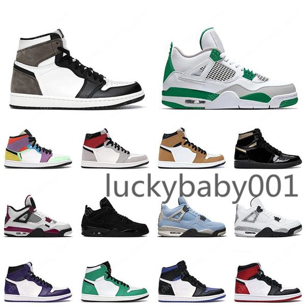 new 1 high og basketball shoes 1s mid chicago royal toe black metallic gold pine green black unc patent men women sneakers, Black;red
new 1 high og basketball shoes 1s mid chicago royal toe black metallic gold pine green black unc patent men women sneakers, Black;red