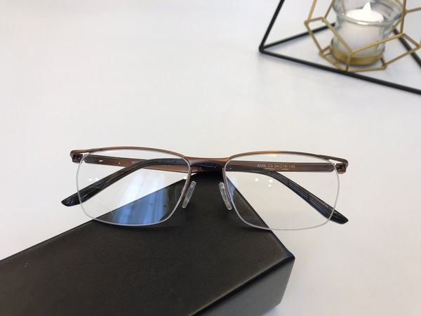 brand business casual men's half frame glasses frame simple men's metal glasses rectangular myopia glasses men's classic 6546, Silver
brand business casual men's half frame glasses frame simple men's metal glasses rectangular myopia glasses men's classic 6546, Silver