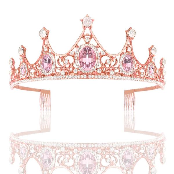 trendy wedding crown royal bridal tiara queen bride crown pageant red green pink headband princess hair jewelry ornament, Golden;silver
trendy wedding crown royal bridal tiara queen bride crown pageant red green pink headband princess hair jewelry ornament, Golden;silver