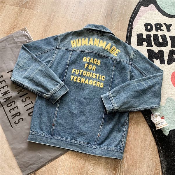 2022ss denim work jackets men women 1 yellow embroidery cowboy men's jean jacket, Black;brown
2022ss denim work jackets men women 1 yellow embroidery cowboy men's jean jacket, Black;brown