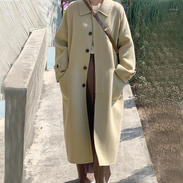 2020 new fashion women woolen soild coat split irregular woman coats autumn winter black yellow vintage long overcoat women1
2020 new fashion women woolen soild coat split irregular woman coats autumn winter black yellow vintage long overcoat women1