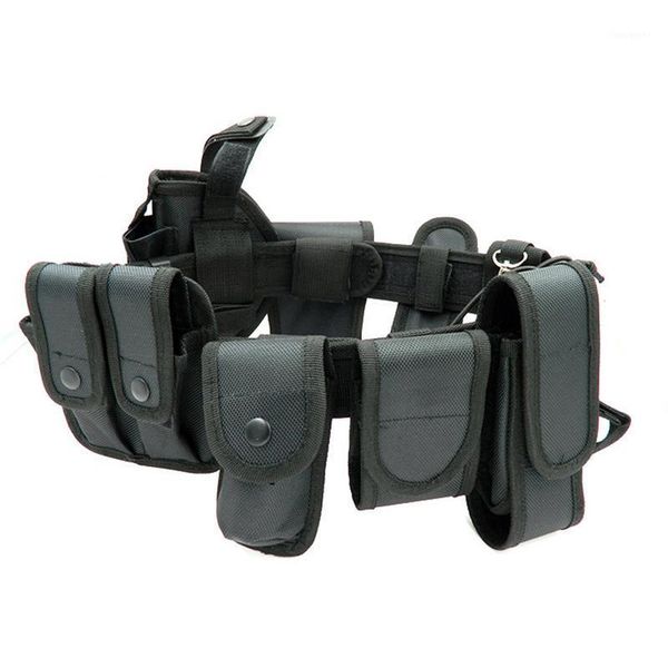 waist support multifunctional security belts outdoor tactical training guard utility kit duty belt with pouch set1, Black;gray
waist support multifunctional security belts outdoor tactical training guard utility kit duty belt with pouch set1, Black;gray