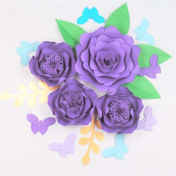 2021 set of 4 giant paper flowers 6 leaves 8 butterflies wedding backdrops shopping mall baby nursery decorations mix sizes
2021 set of 4 giant paper flowers 6 leaves 8 butterflies wedding backdrops shopping mall baby nursery decorations mix sizes