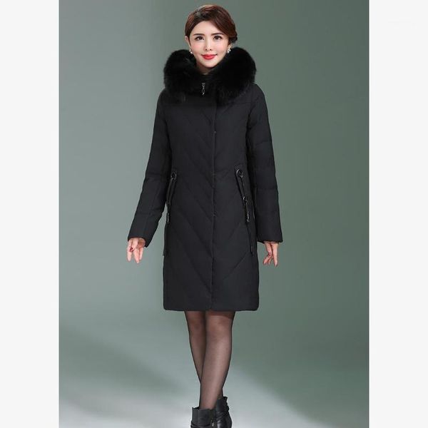 women's down & parkas long slim hooded winter coat duck cotton warm oversize heavy jacket thick solid padded outwear coat1, Black
women's down & parkas long slim hooded winter coat duck cotton warm oversize heavy jacket thick solid padded outwear coat1, Black