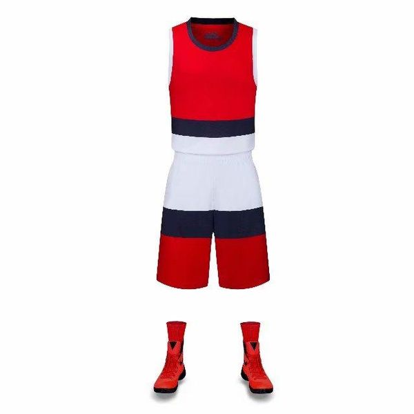men blank double-sided basketball team uniforms kits sports clothes tracksuits personality customized basketball sets with shorts 25-19, Black;red
men blank double-sided basketball team uniforms kits sports clothes tracksuits personality customized basketball sets with shorts 25-19, Black;red