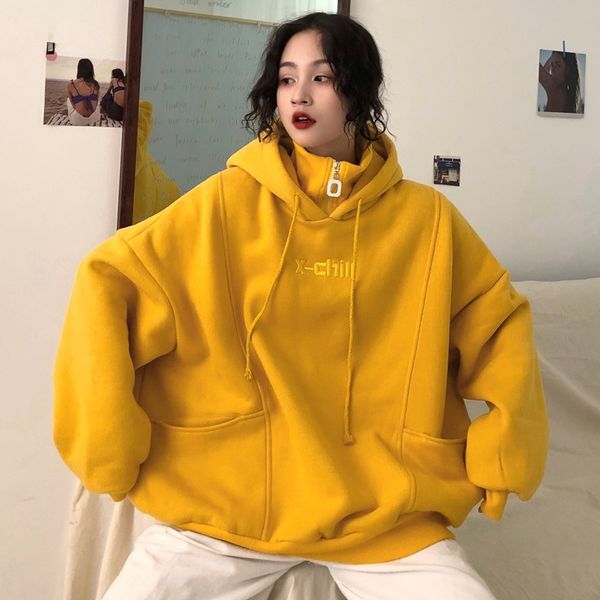 hoodie women's oversized long 2020 sleeve autumn/winter fashion letter embroidered harajuku korean oowof
hoodie women's oversized long 2020 sleeve autumn/winter fashion letter embroidered harajuku korean oowof