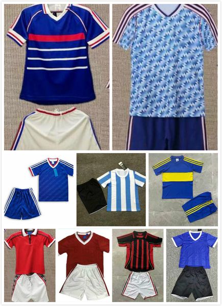 kids kit 1986 retro soccer jersey boca juniors argentina giggs ronaldo #7 beckham classic vintage football shirts, Black;yellow
kids kit 1986 retro soccer jersey boca juniors argentina giggs ronaldo #7 beckham classic vintage football shirts, Black;yellow