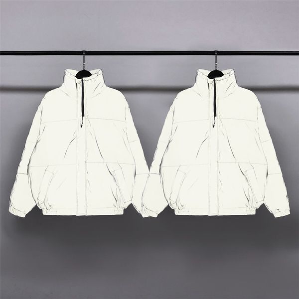 oversize reflective puffer jacket welt pockets full zip winter thick bomber streetwear, Black;brown
oversize reflective puffer jacket welt pockets full zip winter thick bomber streetwear, Black;brown